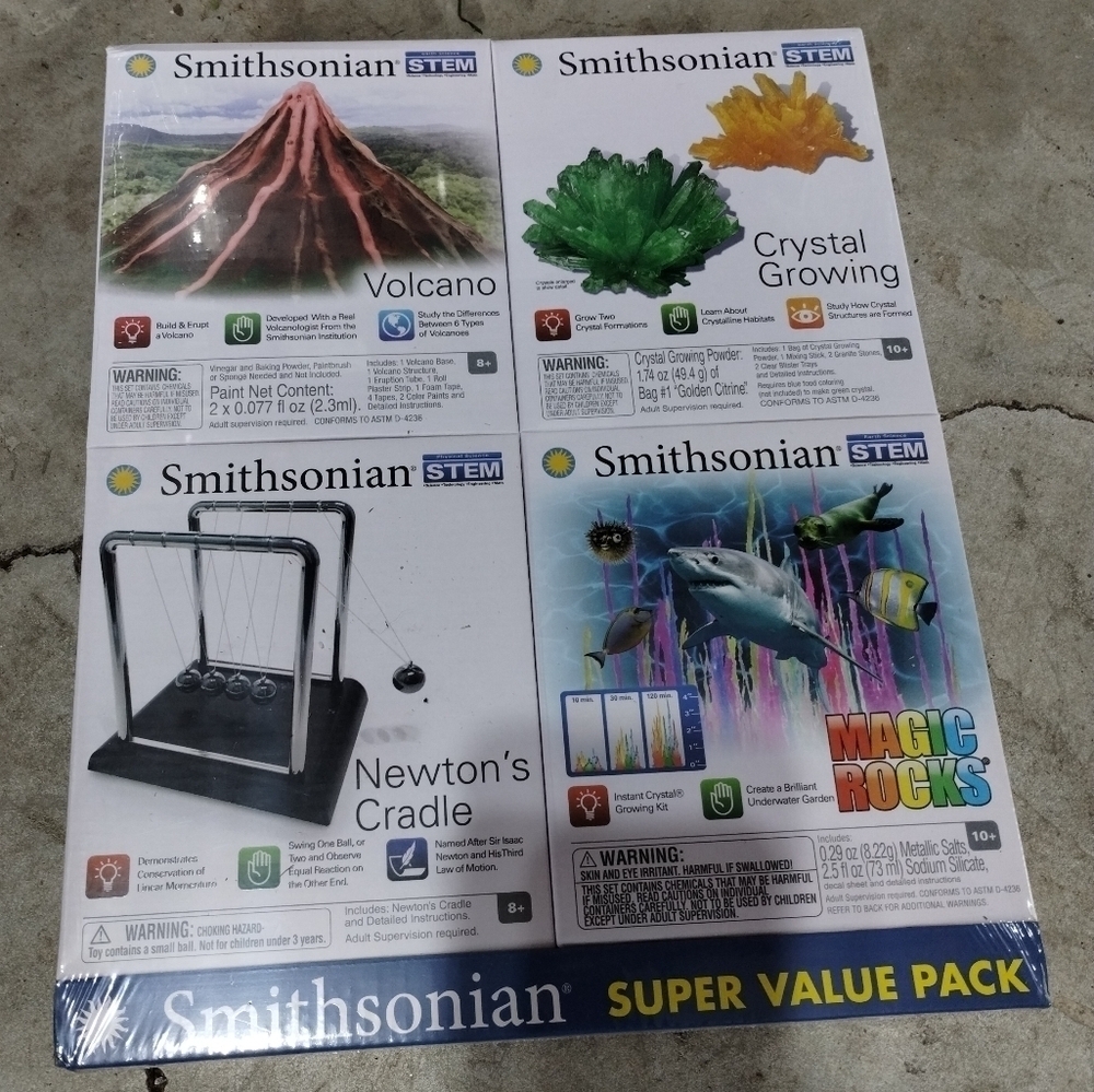 Smithsonian 4 Pack Science Educational Experiments